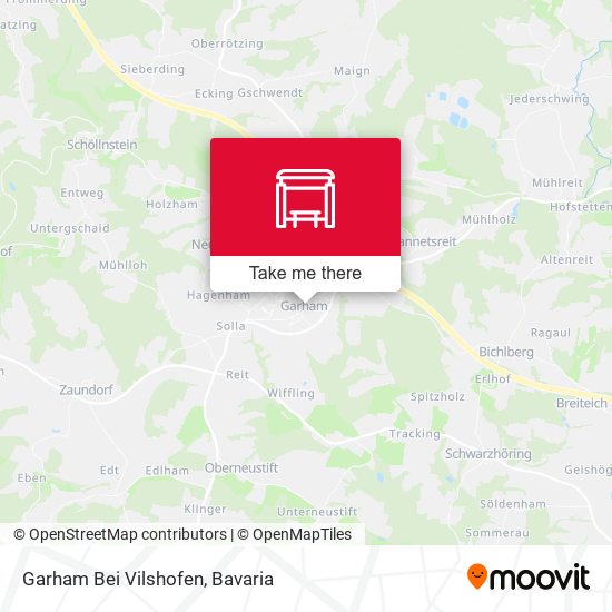 Карта Garham Bei Vilshofen