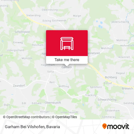Карта Garham Bei Vilshofen