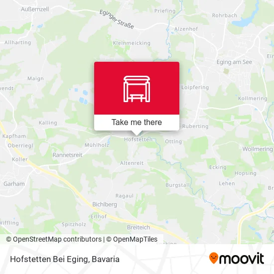 Карта Hofstetten Bei Eging