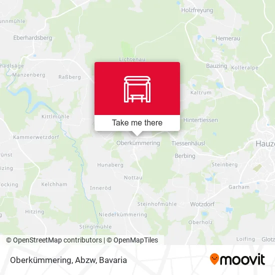 Карта Oberkümmering, Abzw