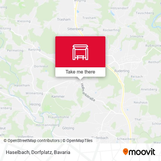 Haselbach, Dorfplatz map