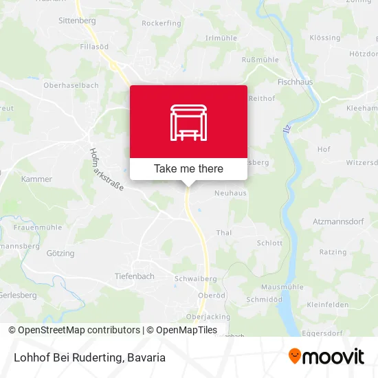 Карта Lohhof Bei Ruderting