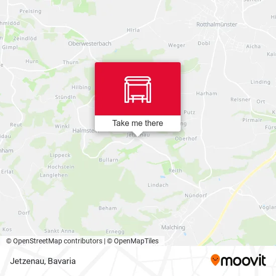 Карта Jetzenau