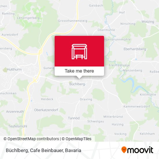 Büchlberg, Cafe Beinbauer map