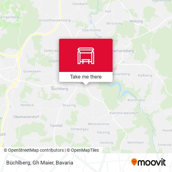 Büchlberg, Gh Maier map