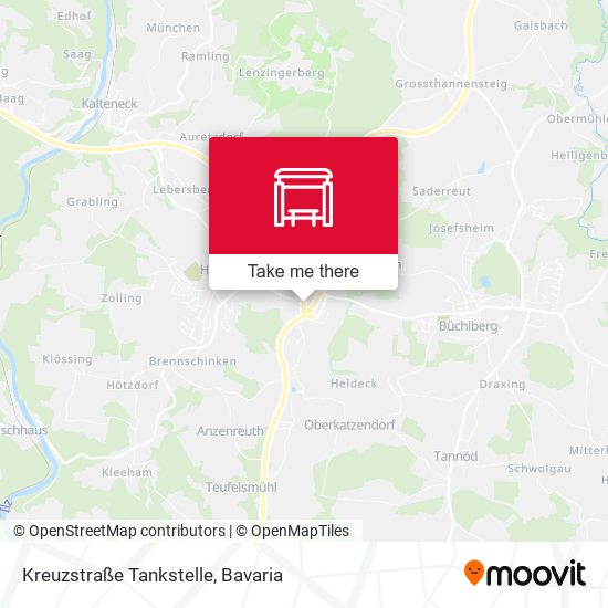 Kreuzstraße Tankstelle map