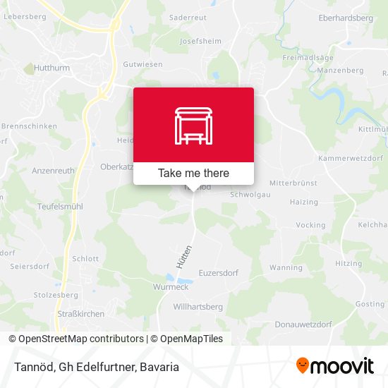 Tannöd, Gh Edelfurtner map