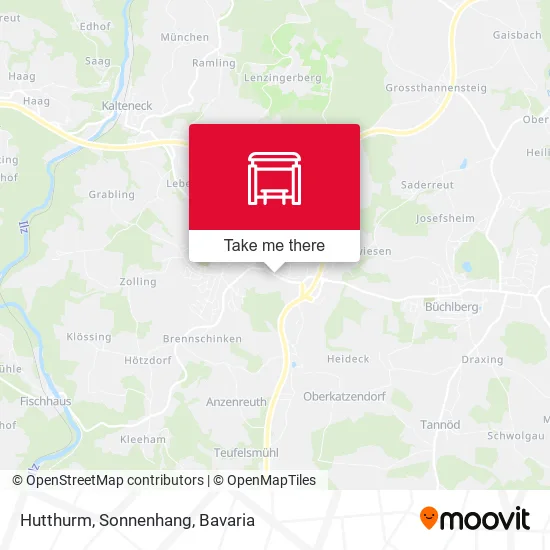 Карта Hutthurm, Sonnenhang