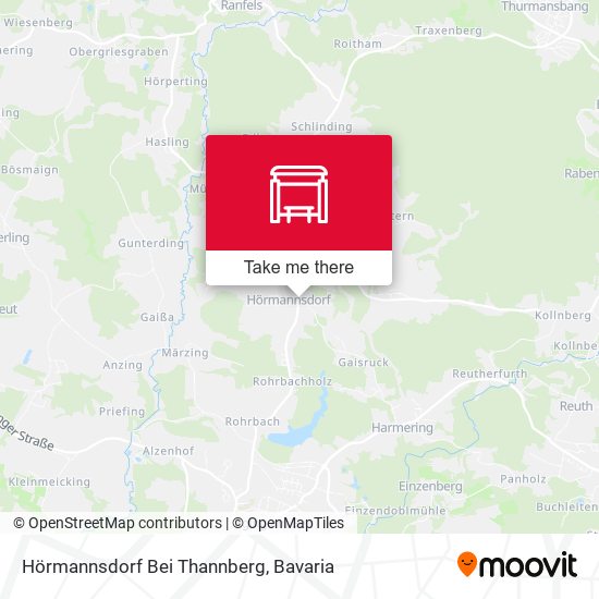 Hörmannsdorf Bei Thannberg map