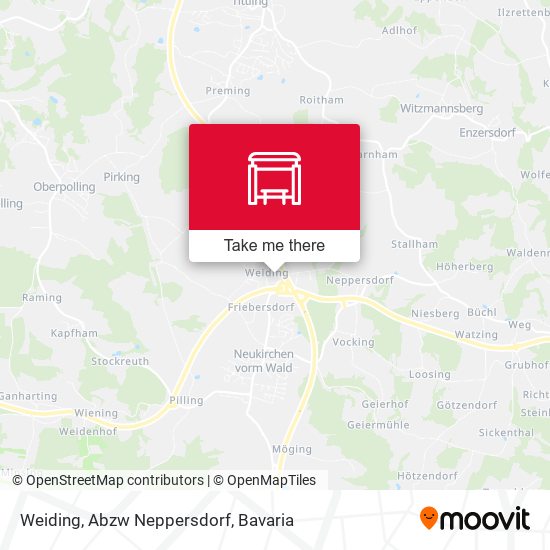Weiding, Abzw Neppersdorf map