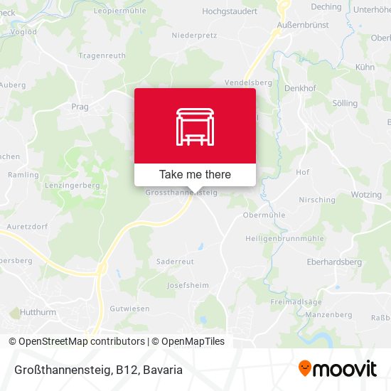 Großthannensteig, B12 map