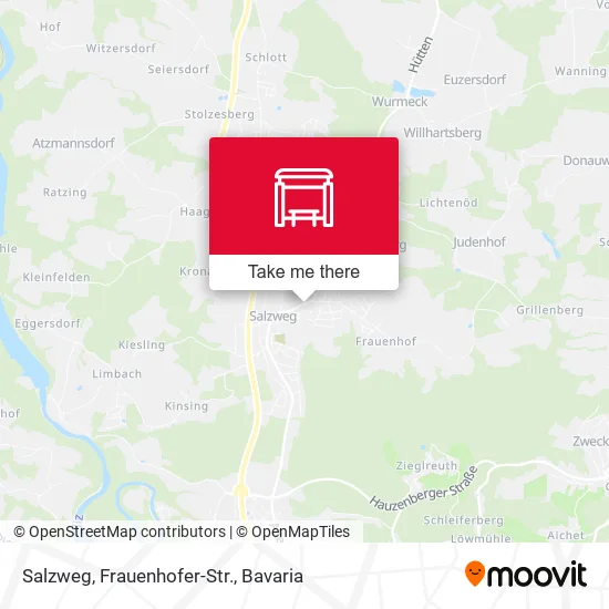 Карта Salzweg, Frauenhofer-Str.