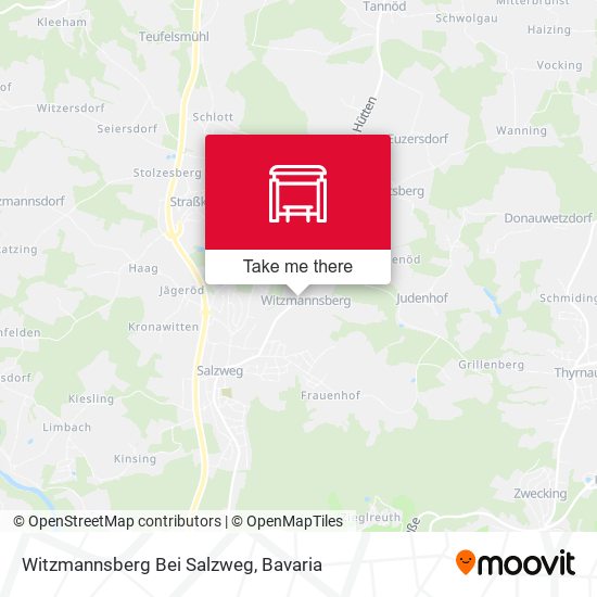 Witzmannsberg Bei Salzweg map