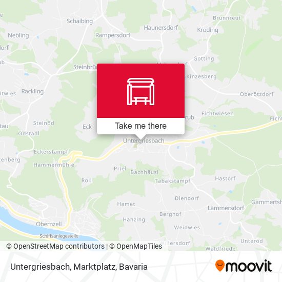 Untergriesbach, Marktplatz map