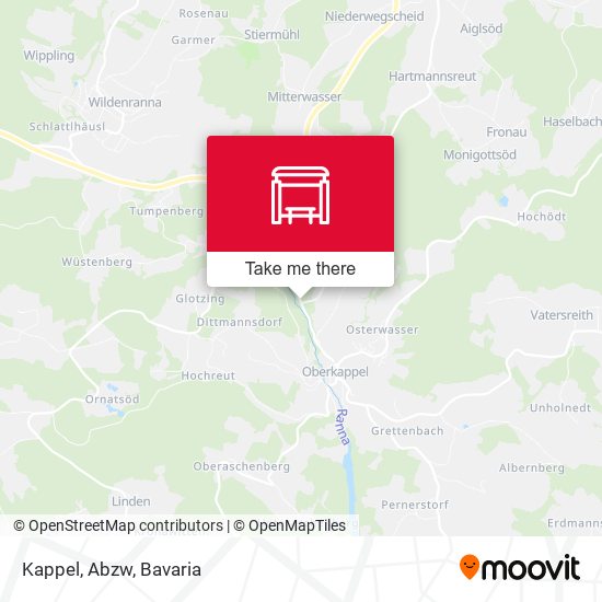 Kappel, Abzw map