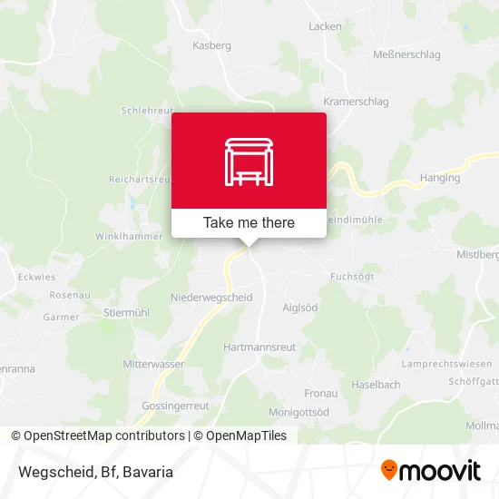 Карта Wegscheid, Bf