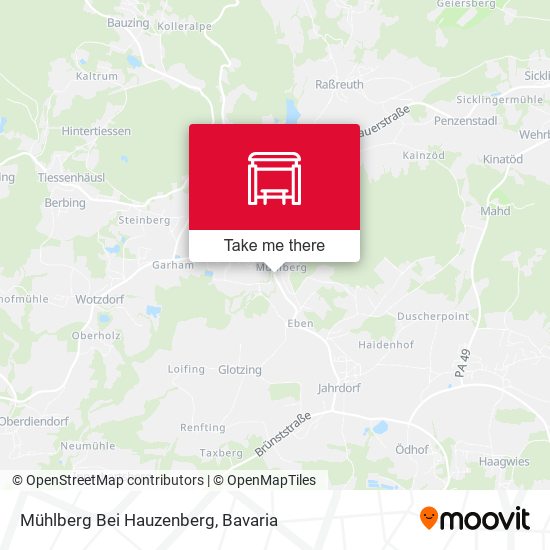 Mühlberg Bei Hauzenberg map
