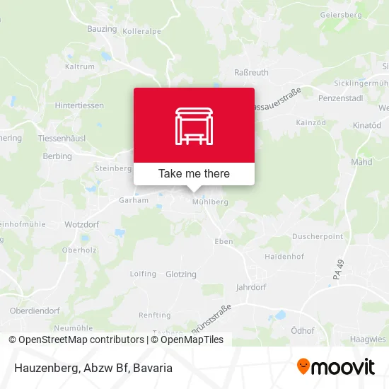 Карта Hauzenberg, Abzw Bf