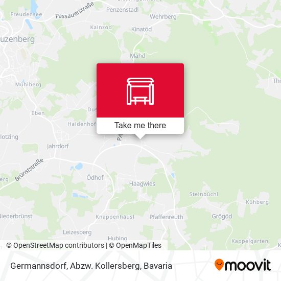 Germannsdorf, Abzw. Kollersberg map