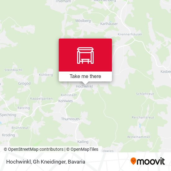 Hochwinkl, Gh Kneidinger map