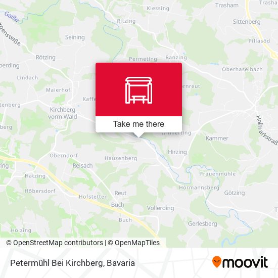 Petermühl Bei Kirchberg map