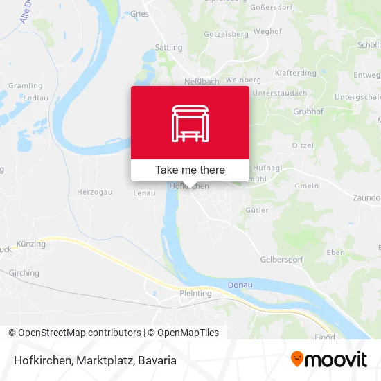 Карта Hofkirchen, Marktplatz
