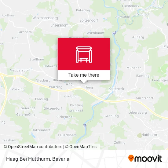 Карта Haag Bei Hutthurm