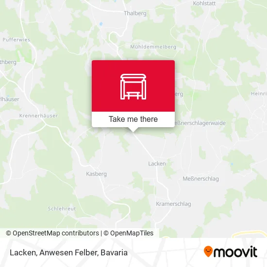 Карта Lacken, Anwesen Felber