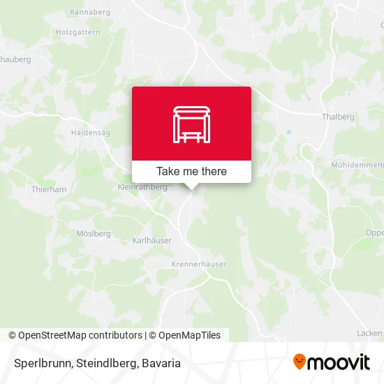 Карта Sperlbrunn, Steindlberg