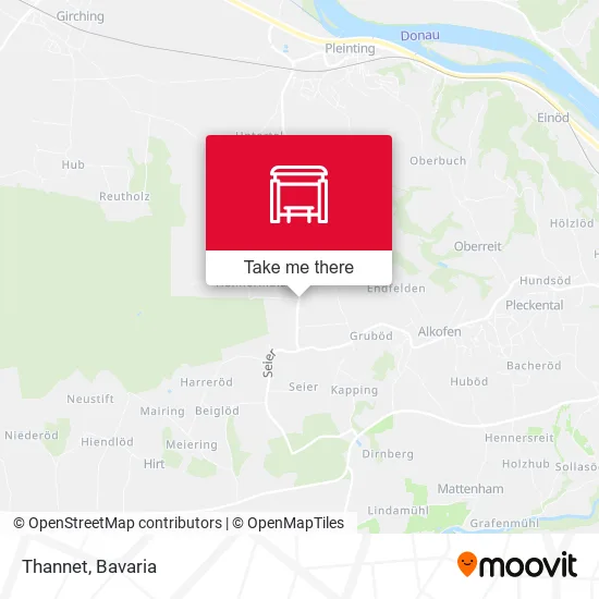 Карта Thannet