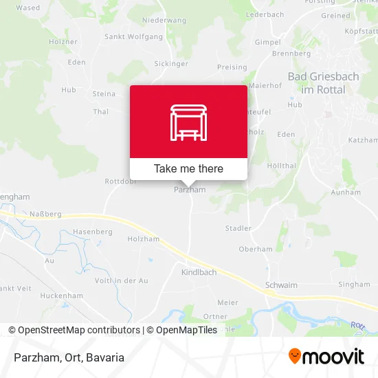 Карта Parzham, Ort