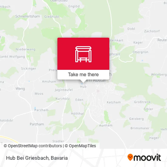 Карта Hub Bei Griesbach
