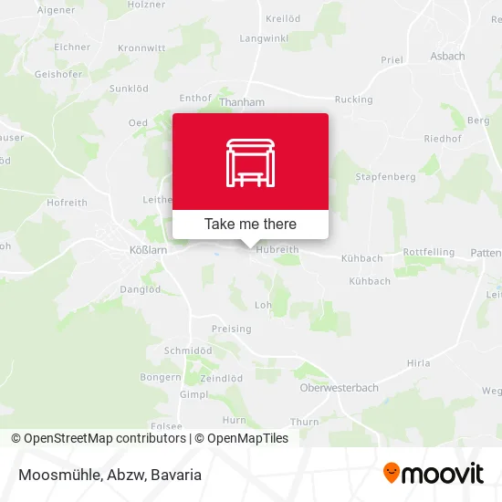 Карта Moosmühle, Abzw