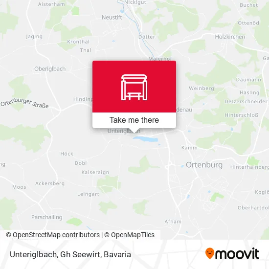 Карта Unteriglbach, Gh Seewirt
