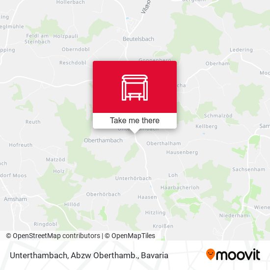Unterthambach, Abzw Oberthamb. map