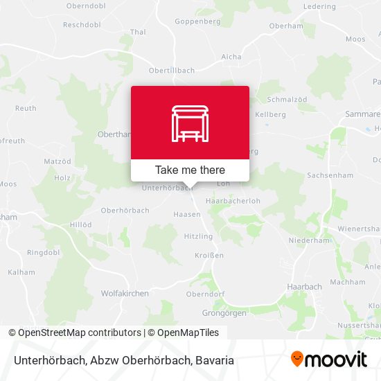 Unterhörbach, Abzw Oberhörbach map
