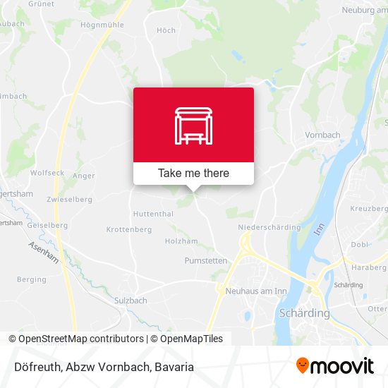 Döfreuth, Abzw Vornbach map