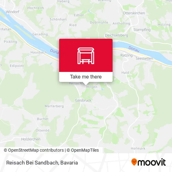 Карта Reisach Bei Sandbach