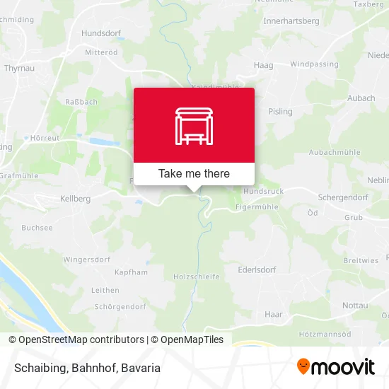 Карта Schaibing, Bahnhof