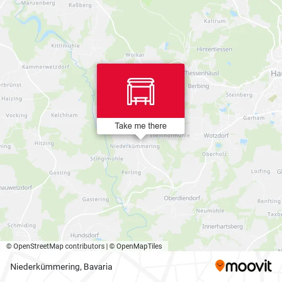 Карта Niederkümmering