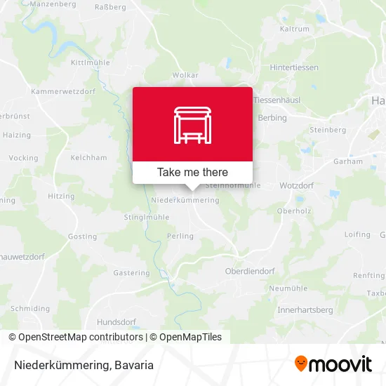 Карта Niederkümmering