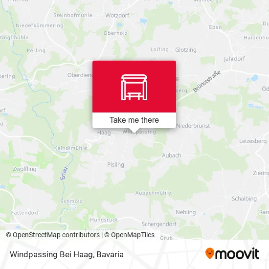 Карта Windpassing Bei Haag