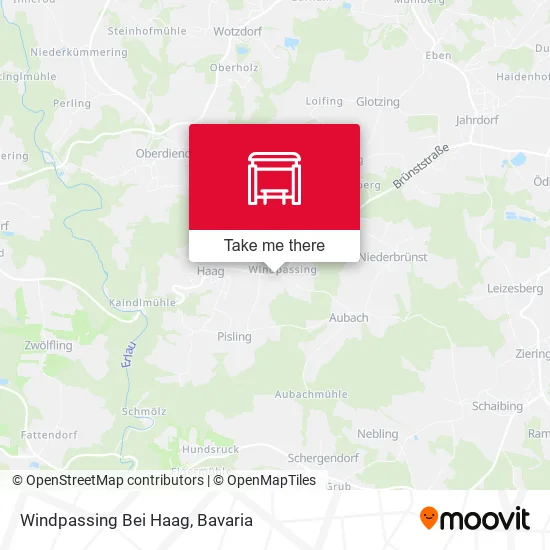 Карта Windpassing Bei Haag
