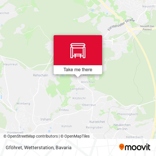 Gföhret, Wetterstation map