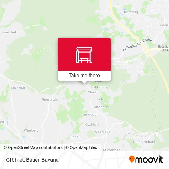 Карта Gföhret, Bauer