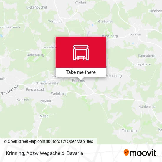 Карта Krinning, Abzw Wegscheid