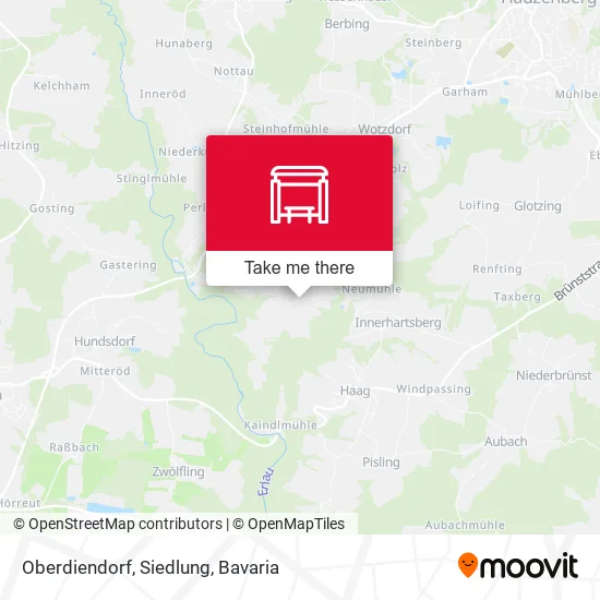 Карта Oberdiendorf, Siedlung