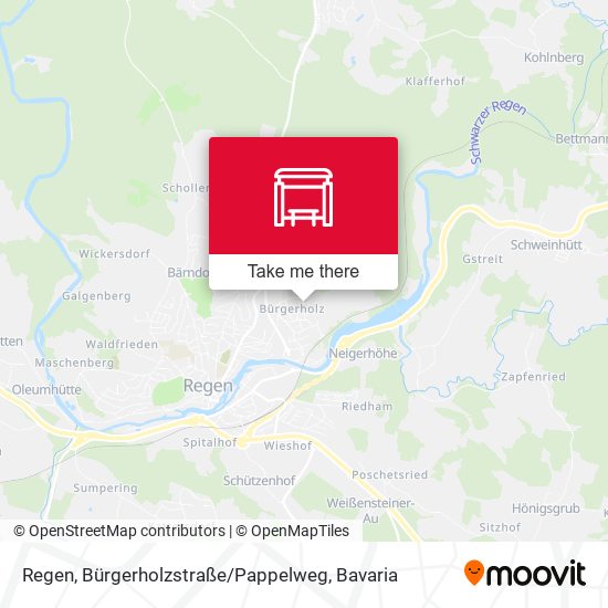 Regen, Bürgerholzstraße / Pappelweg map