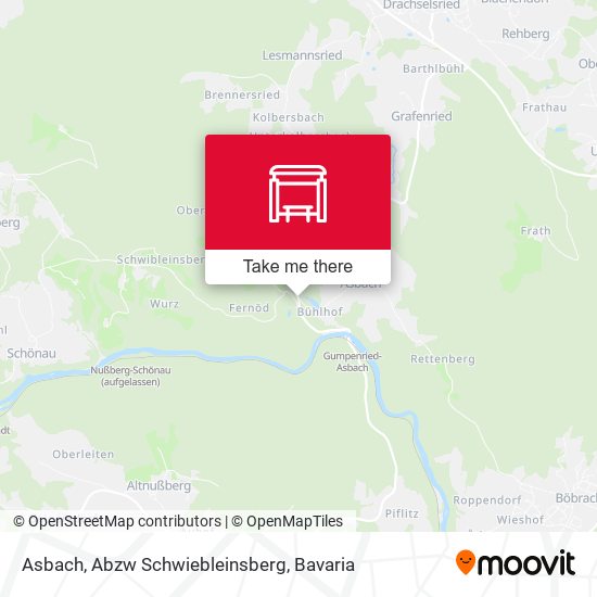Asbach, Abzw Schwiebleinsberg map