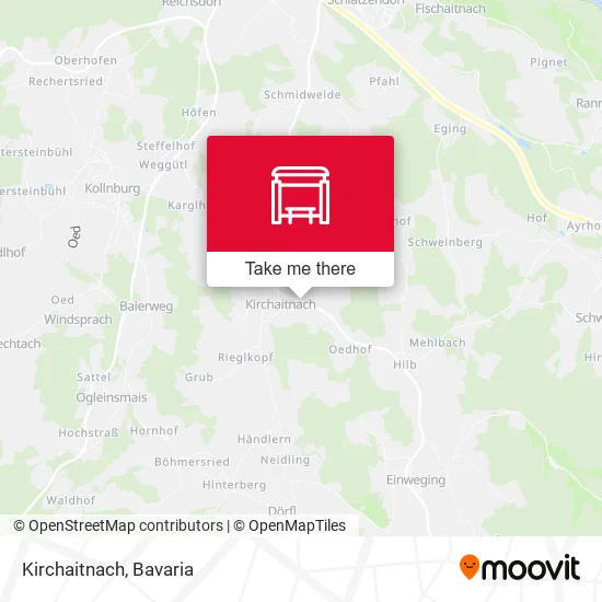 Карта Kirchaitnach